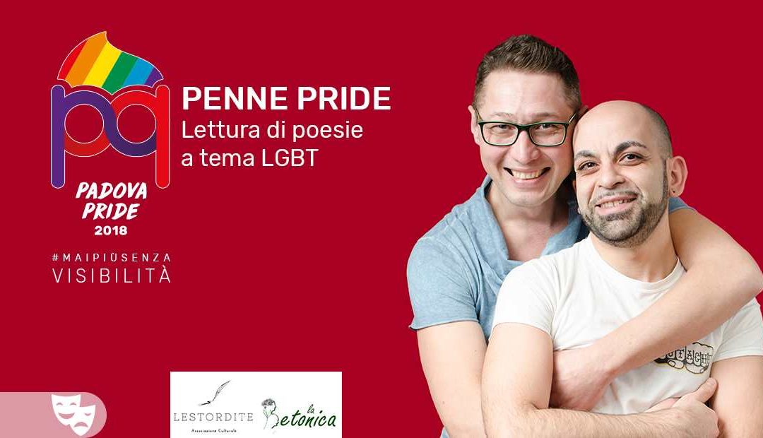 Penne Pride. Lettura di poesie a tema LGBT